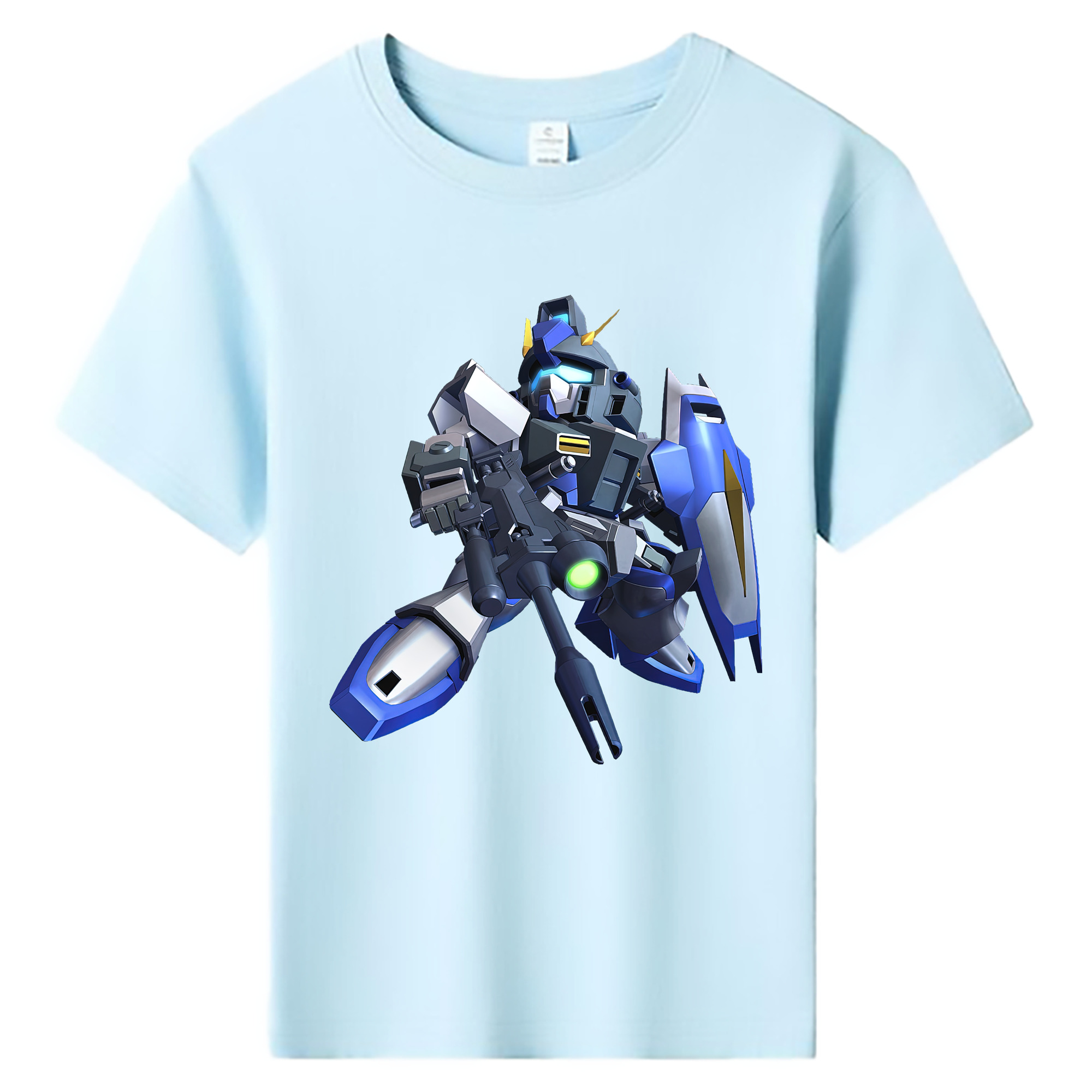 （画像用） 機動戦士ガンダム Mobile Suit Gundam 綿100％キッズTシャツ（フロントプリント）